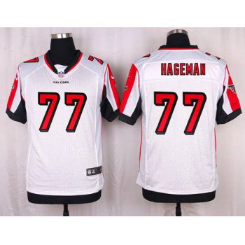 Men's Atlanta Falcons #77 Ra'Shede Hageman White Road NFL Nike Elite Jersey