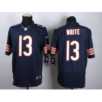 Nike Chicago Bears #13 Kevin White 2015 NFL Draft 7th Overall Pick Navy Blue Limited Jersey