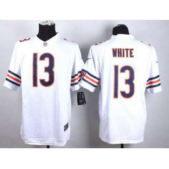 Nike Chicago Bears #13 Kevin White 2015 NFL Draft 7th Overall Pick White Limited Jersey
