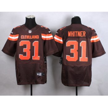 Nike Cleveland Browns #31 Donte Whitner 2015 Brown Elite Jersey