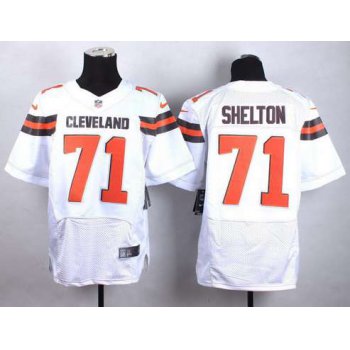 Nike Cleveland Browns #71 Danny Shelton 2015 White Elite Jersey