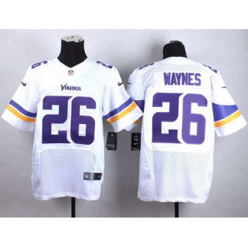 Nike Minnesota Vikings #26 Trae Waynes 2013 White Elite Jersey