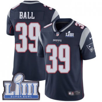 #39 Limited Montee Ball Navy Blue Nike NFL Home Youth Jersey New England Patriots Vapor Untouchable Super Bowl LIII Bound