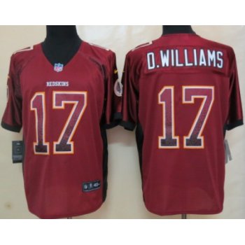 Nike Washington Redskins #17 Doug Williams Drift Fashion Red Elite Jersey