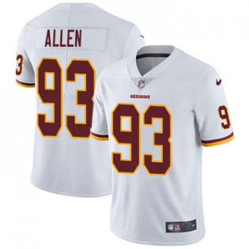 Nike Washington Redskins #93 Jonathan Allen White Men's Stitched NFL Vapor Untouchable Limited Jersey