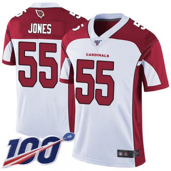Nike Cardinals #55 Chandler Jones White Men's Stitched NFL 100th Season Vapor Limited Jersey