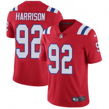 Nike New England Patriots #92 James Harrison Red Alternate Stitched NFL Vapor Untouchable Limited Jersey