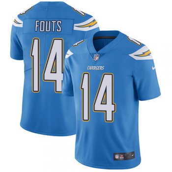 Nike San Diego Chargers #14 Dan Fouts Electric Blue Alternate Men's Stitched NFL Vapor Untouchable Limited Jersey