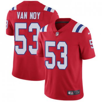 Nike New England Patriots #53 Kyle Van Noy Red Alternate Men's Stitched NFL Vapor Untouchable Limited Jersey