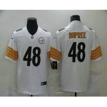 Men's Pittsburgh Steelers #48 Bud Dupree White 2017 Vapor Untouchable Stitched NFL Nike Limited Jersey
