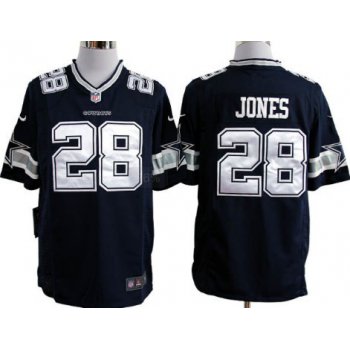 Nike Dallas Cowboys #28 Felix Jones Blue Limited Jersey