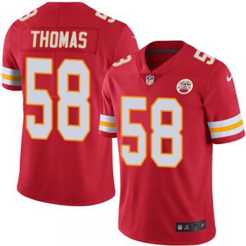 Nike Kansas City Chiefs #58 Derrick Thomas Red Team Color Men's Stitched NFL Vapor Untouchable Limited Jersey