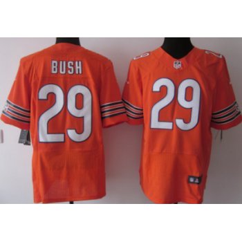 Nike Chicago Bears #29 Michael Bush Orange Elite Jersey