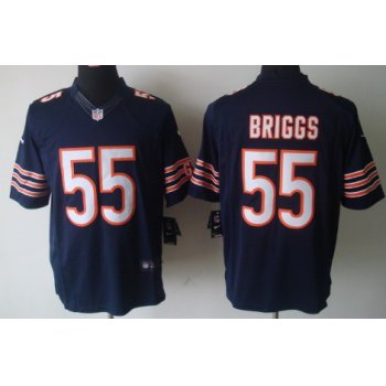 Nike Chicago Bears #55 Lance Briggs Blue Limited Jersey