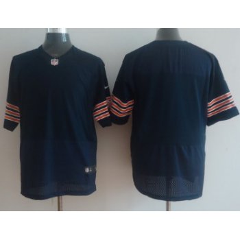 Nike Chicago Bears Blank Blue Elite Jersey