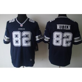 Nike Dallas Cowboys #82 Jason Witten Blue Limited Jersey