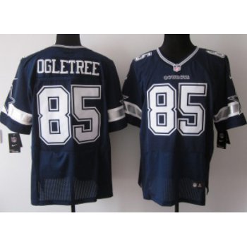 Nike Dallas Cowboys #85 Kevin Ogletree Blue Elite Jersey