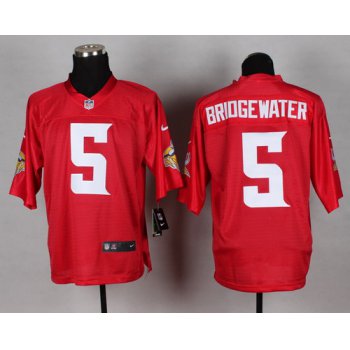 Nike Minnesota Vikings #5 Teddy Bridgewater 2014 QB Red Elite Jersey
