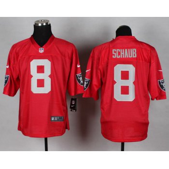 Nike Oakland Raiders #8 Matt Schaub 2014 QB Red Elite Jersey