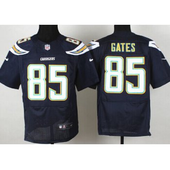 Nike San Diego Chargers #85 Antonio Gates 2013 Navy Blue Elite Jersey