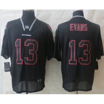 Nike Tampa Bay Buccaneers #13 Mike Evans Lights Out Black Elite Jersey