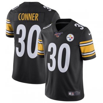 Nike Steelers 30 James Conner Black 100th Season Vapor Untouchable Limited Jersey