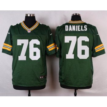 Men's Green Bay Packers #76 Mike Daniels Green Team Color NFL Nike Elite Jersey