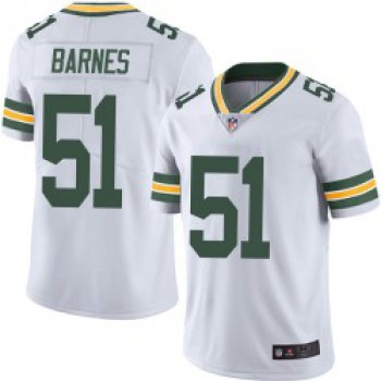 Men's Green Bay Packers #51 Krys Barnes Limited White Vapor Untouchable Jersey