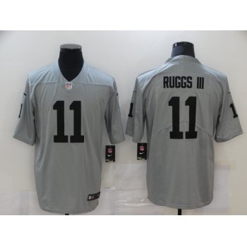 Men's Las Vegas Raiders #11 Henry Ruggs III Nike Gray Gridiron 2018 Vapor Untouchable NFL Gray Limited Jersey