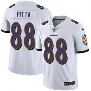 Nike Baltimore Ravens #88 Dennis Pitta White Men's Stitched NFL Vapor Untouchable Limited Jersey