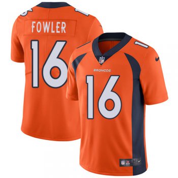 Nike Denver Broncos #16 Bennie Fowler Orange Team Color Men's Stitched NFL Vapor Untouchable Limited Jersey