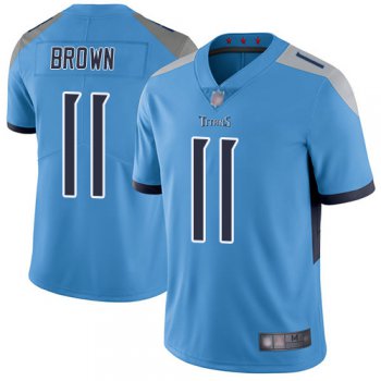 Titans #11 A.J. Brown Light Blue Alternate Men's Stitched Football Vapor Untouchable Limited Jersey