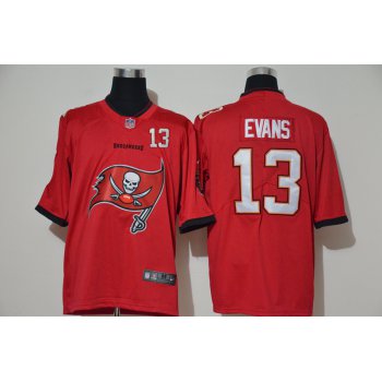Men's Tampa Bay Buccaneers #13 Mike Evans Red 2020 Big Logo Number Vapor Untouchable Stitched NFL Nike Fashion Limited Jersey