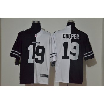 Men's Dallas Cowboys #19 Amari Cooper Black White Peaceful Coexisting 2020 Vapor Untouchable Stitched NFL Nike Limited Jersey