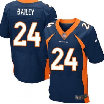 Nike Denver Broncos #24 Champ Bailey 2013 Blue Elite Jersey