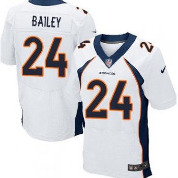 Nike Denver Broncos #24 Champ Bailey 2013 White Elite Jersey