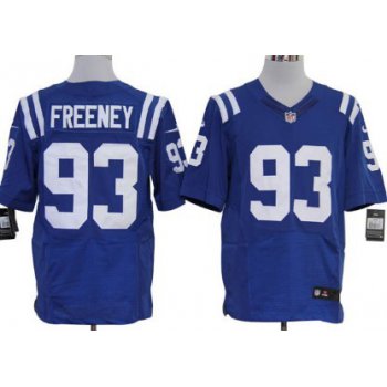 Nike Indianapolis Colts #93 Dwight Freeney Blue Elite Jersey