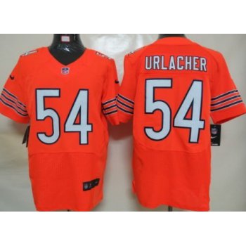 Nike Chicago Bears #54 Brian Urlacher Orange Elite Jersey