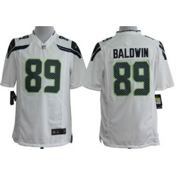 Nike Seattle Seahawks #89 Doug Baldwin White Game Jersey