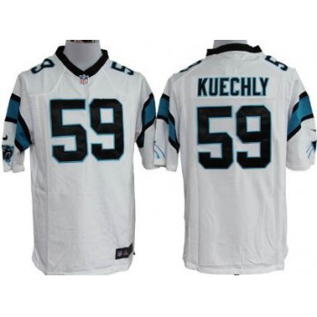 Nike Carolina Panthers #59 Luke Kuechly White Game Jersey