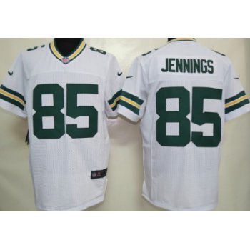 Nike Green Bay Packers #85 Greg Jennings White Elite Jersey