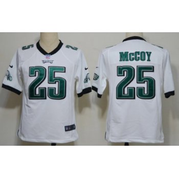 Nike Philadelphia Eagles #25 LeSean McCoy White Game Jersey