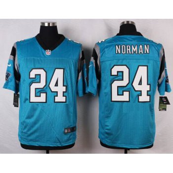 Men's Carolina Panthers #24 Josh Norman Light Blue Alternate NFL Nike Elite Jersey