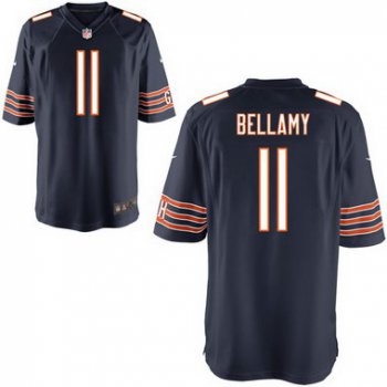 Men's Chicago Bears #11 Joshua Bellamy Navy Blue Team Color NFL Nike Elite Jersey