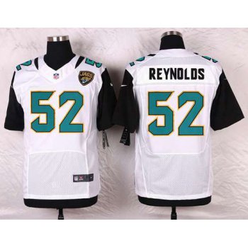 Men's Jacksonville Jaguars #52 LaRoy Reynolds White Road NFL Nike Elite Jersey
