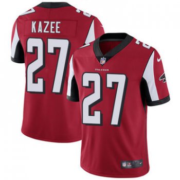 Nike Falcons 27 Damontae Kazee Red Team Color Men's Stitched NFL Vapor Untouchable Limited Jersey