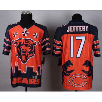 Nike Chicago Bears #17 Alshon Jeffery 2015 Noble Fashion Elite Jersey