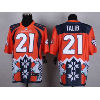 Nike Denver Broncos #21 Aqib Talib 2015 Noble Fashion Elite Jersey