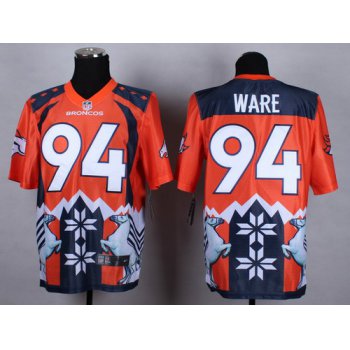 Nike Denver Broncos #94 DeMarcus Ware 2015 Noble Fashion Elite Jersey