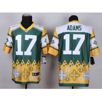 Nike Green Bay Packers #17 Davante Adams 2015 Noble Fashion Elite Jersey